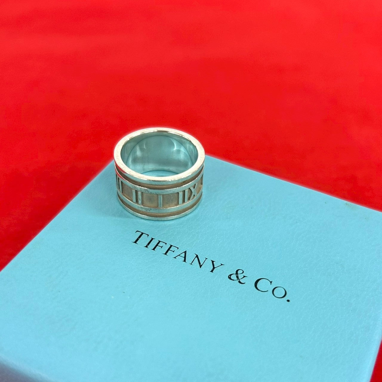 TIFFANY&Co. ティファニー (Vintage) ワイド アトラス リング・指輪