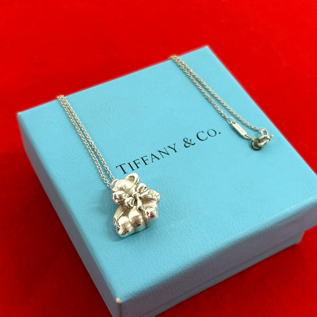 TIFFANY&Co. ティファニー テディベア ネックレス