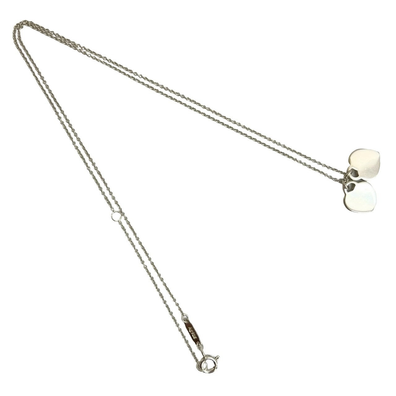 TIFFANY&Co. ティファニー リターントゥ ミニ ダブルハートタグ ネックレス 5