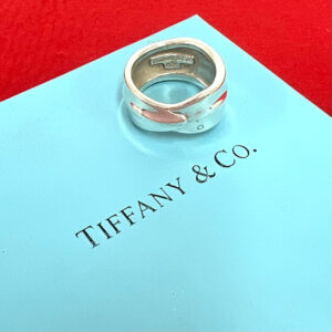 TIFFANY&Co. ティファニー (Vintage) ワイドリーフ リング 指輪 8号