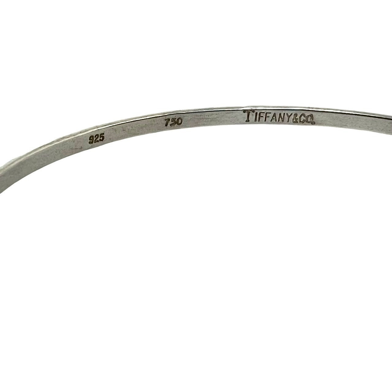 TIFFANY&Co. ティファニー (Vintage) フック&アイ バングル 925 K18 750YG 3