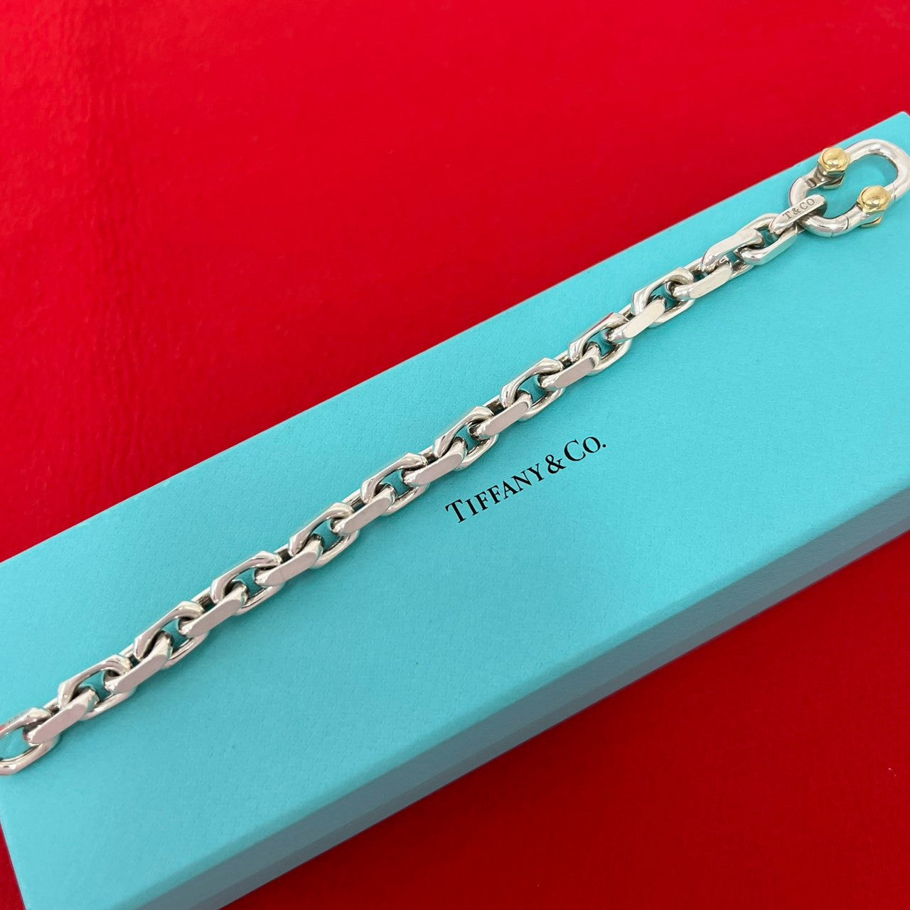 TIFFANY&Co. ティファニー メイカーズ ブレスレット 925 K18 750YG