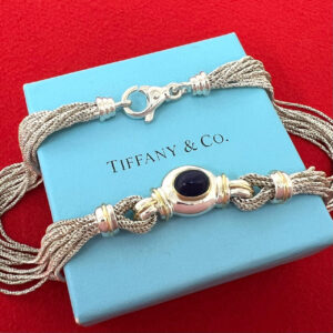 TIFFANY&Co. ティファニー (Vintage) マルチストランド ネックレス 925 K18 750 YG