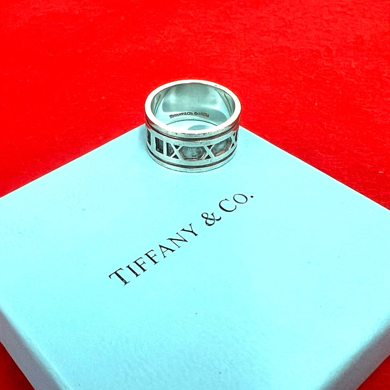 TIFFANY&Co. ティファニー (Vintage) アトラス ワイド リング 指輪