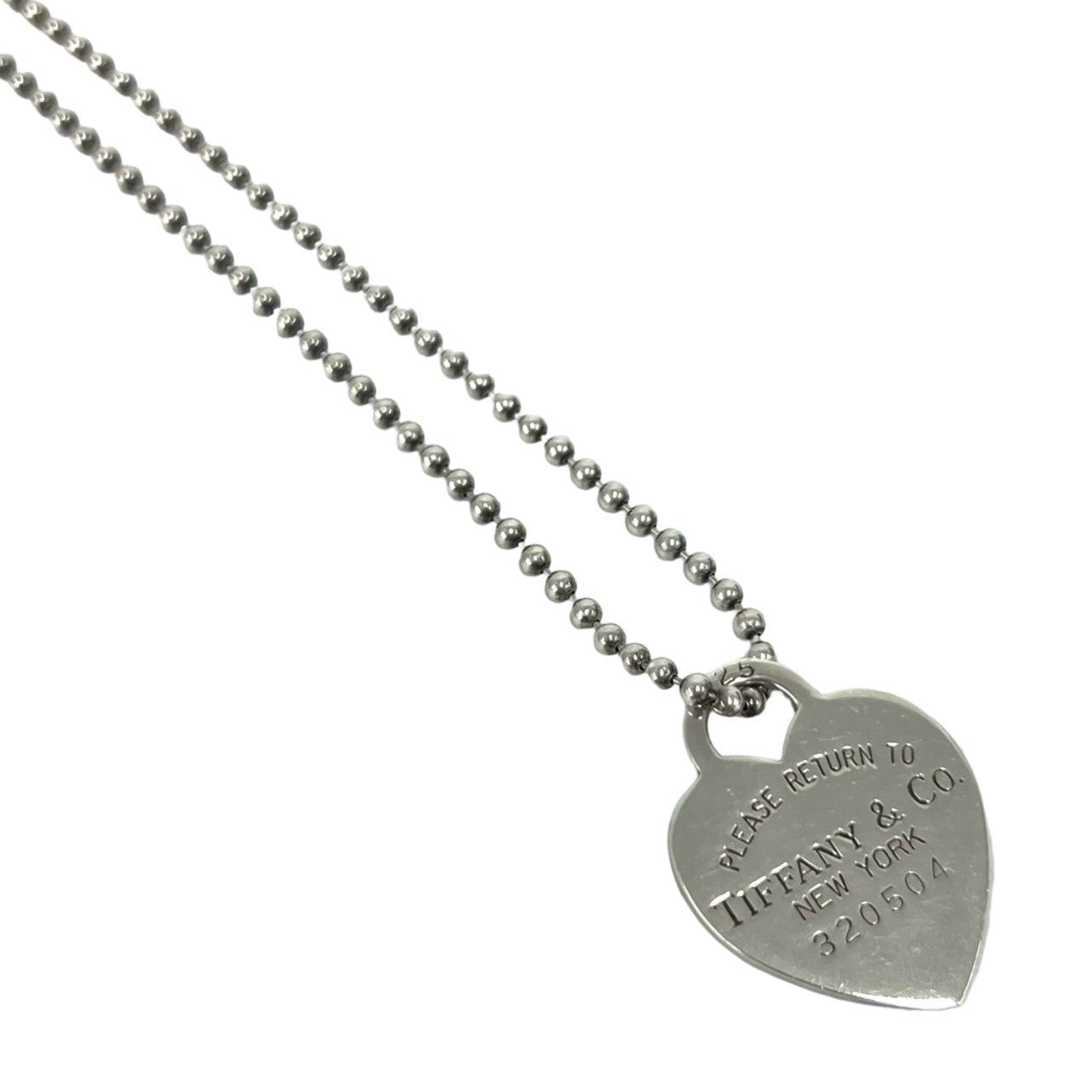 TIFFANY&Co. ティファニー (Vintage) リターントゥ ハート ボールチェーン ネックレス 4
