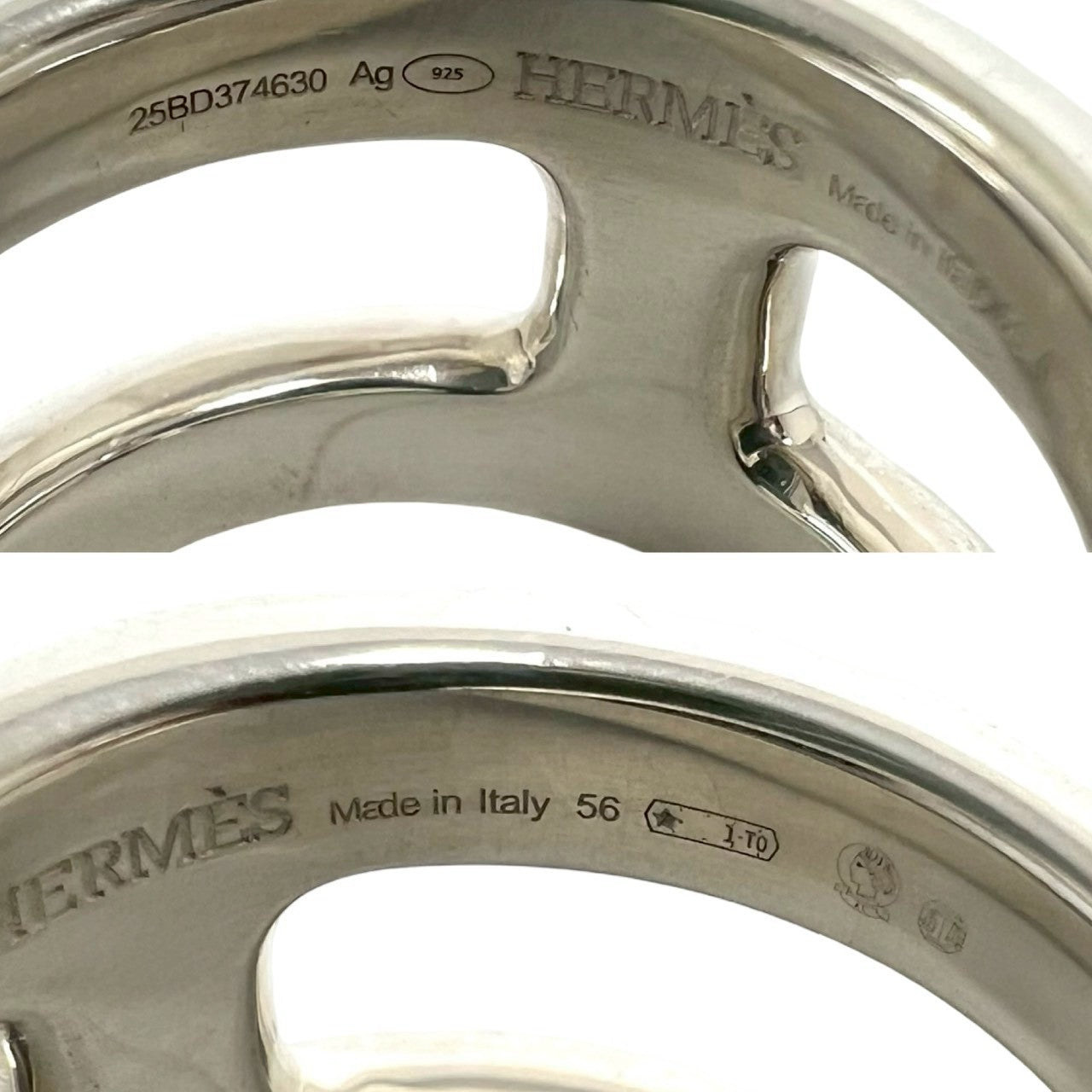 HERMES エルメス オスモズ PM リング 3
