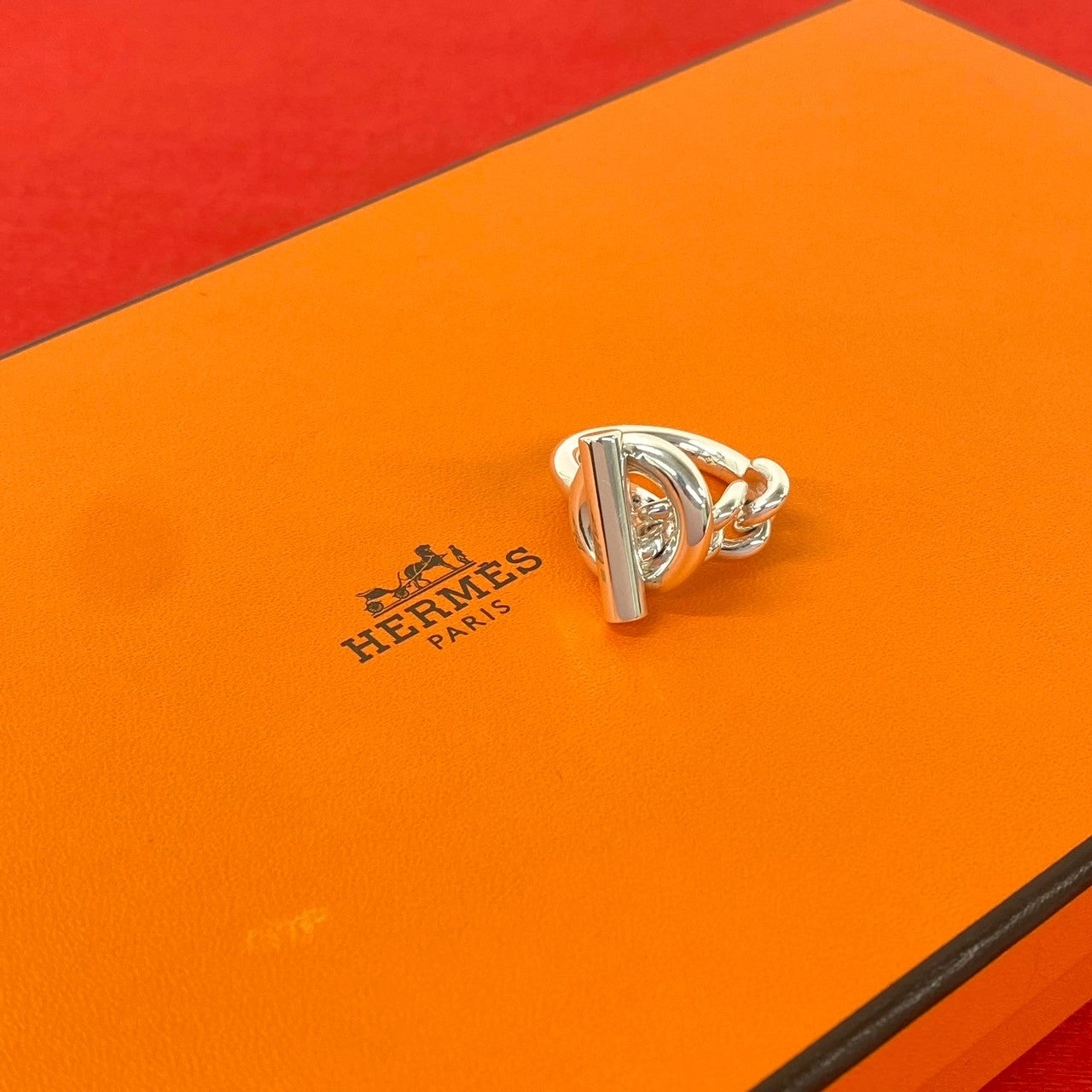 HERMES エルメス クロワゼット 925 リング 指輪