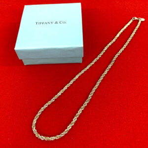 TIFFANY&Co. ティファニー (Vintage) ツイストロープ チェーン ネックレス 925 K18 750YG