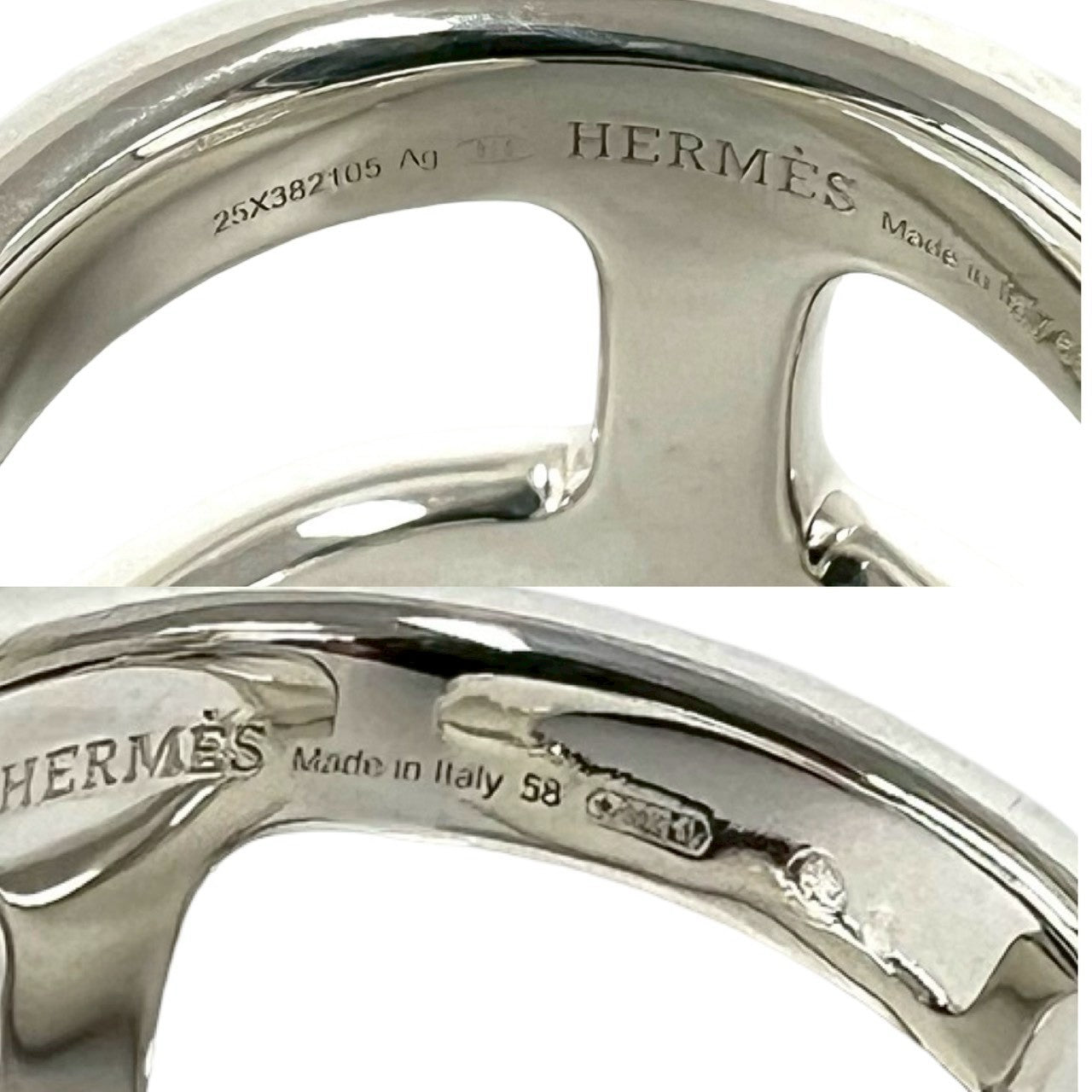HERMES エルメス オスモズ GM リング 指輪 3