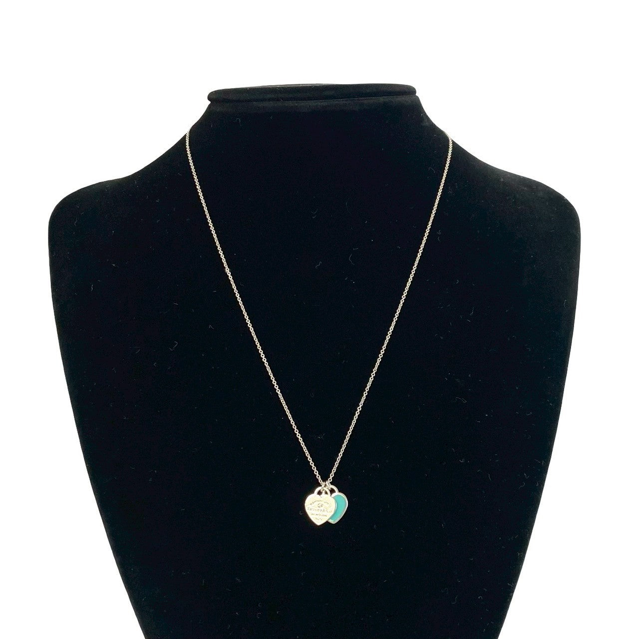 TIFFANY&Co. ティファニー リターントゥ ティファニー ブルー ダブル ハート ネックレス 2