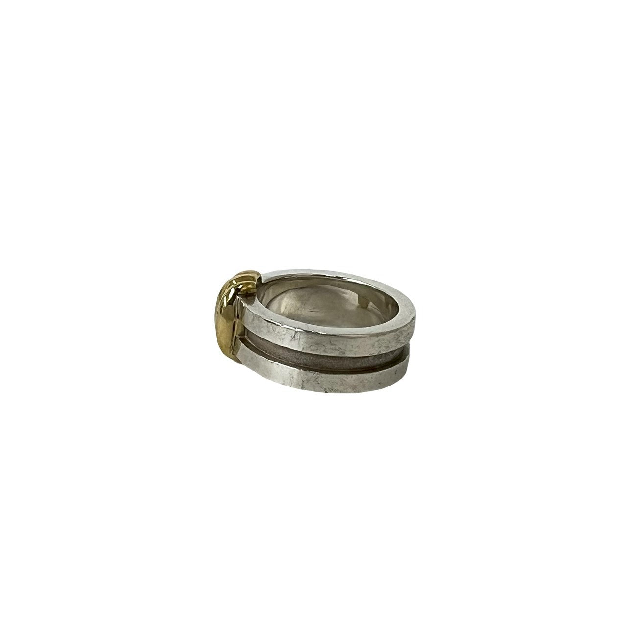 TIFFANY&Co. ティファニー (Vintage) グルーブド ウィズ リング 925 K18 750YG 指輪 5