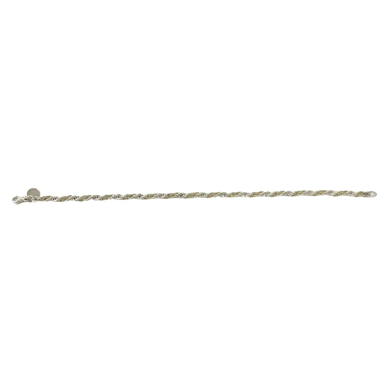 TIFFANY&Co. ティファニー (Vintage) ツイストロープ ブレスレット 925 K18 750YG 6