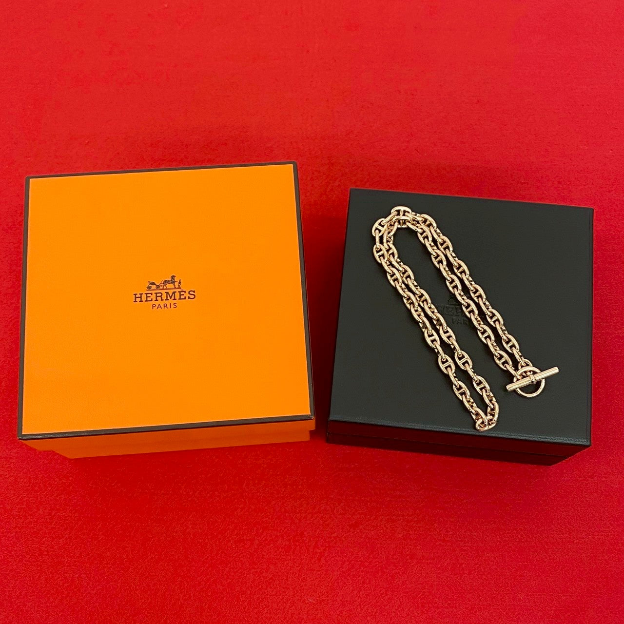 HERMES シェーヌダンクル ネックレス TPM 62コマ