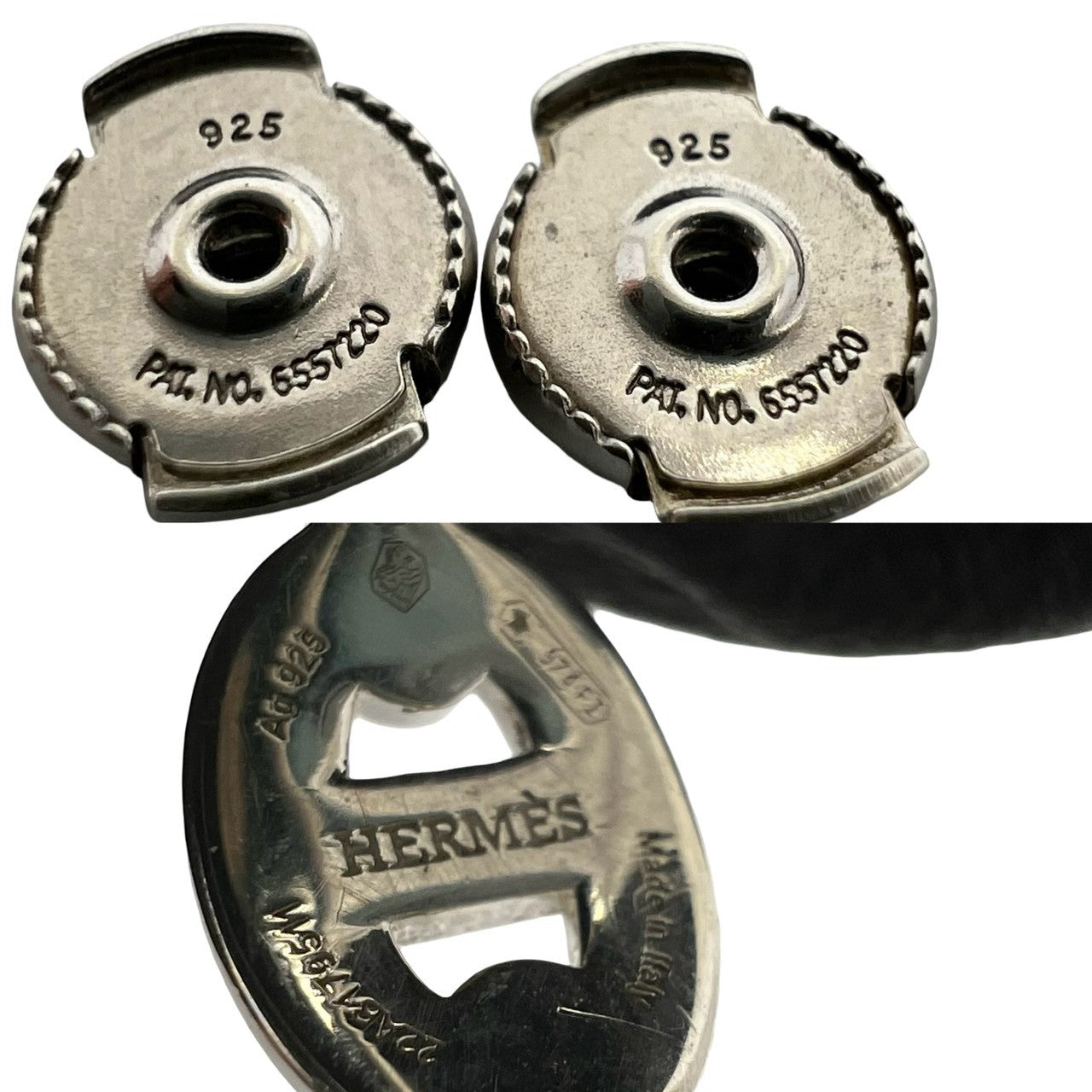 HERMES エルメス シェーヌダンクル アンシェネ ピアス 3