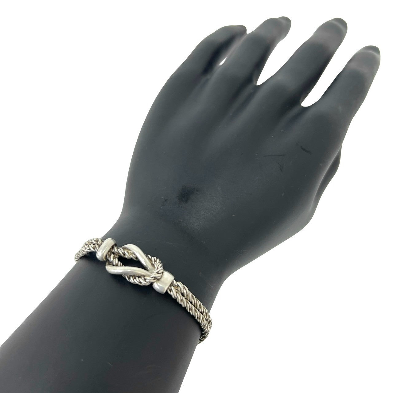 TIFFANY&Co. ティファニー (Vintage) ダブルロープ センターノット ブレスレット 2