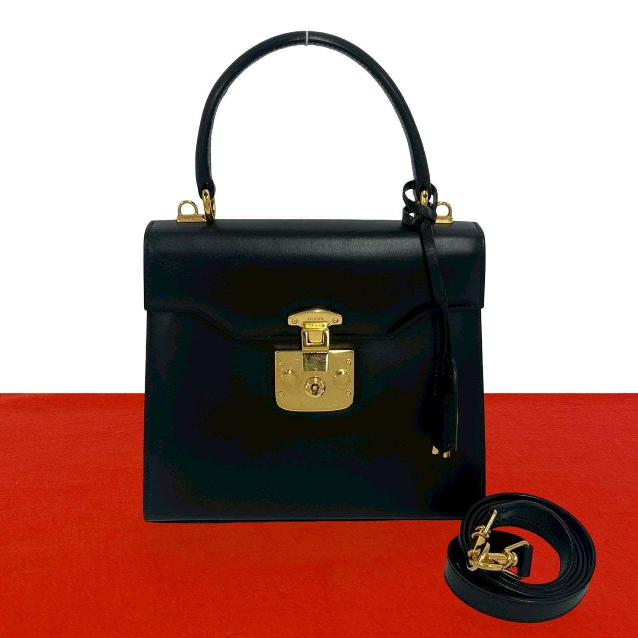GUCCI グッチ (Vintage) レディロック ショルダーバッグ
