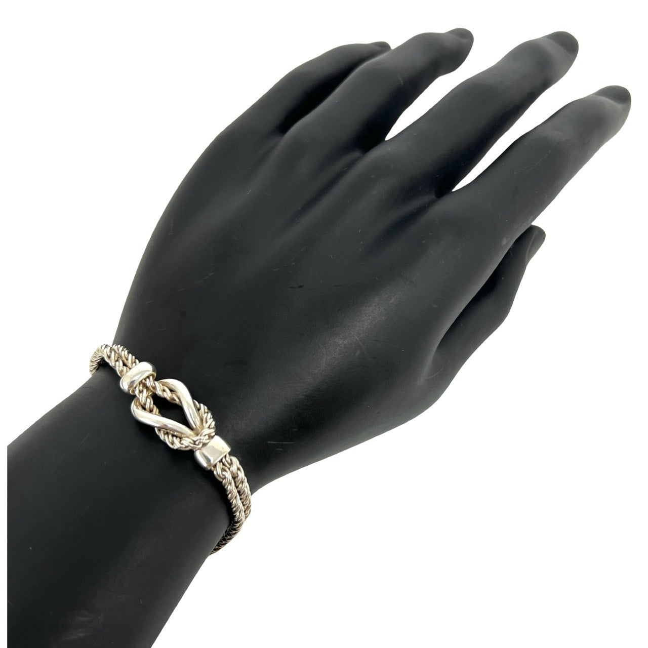 TIFFANY&Co. ティファニー (Vintage) ダブルロープ センターノット ブレスレット 2