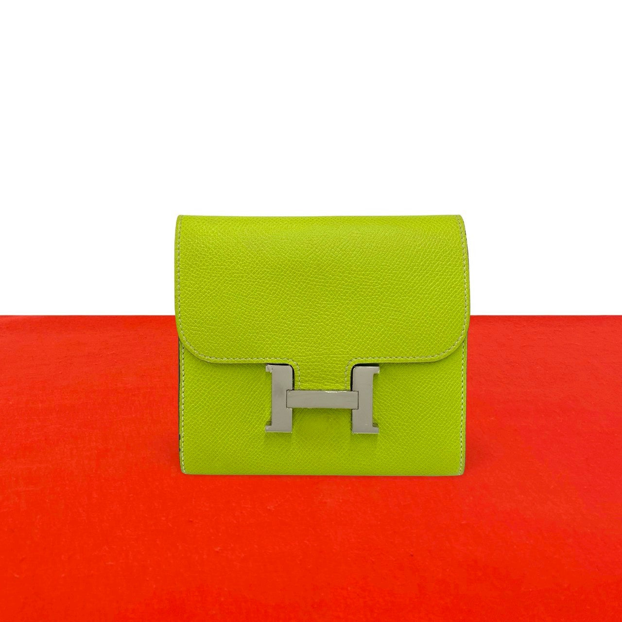HERMES エルメス コンスタンス コンパクト 二つ折り財布 ヴォーエプソン