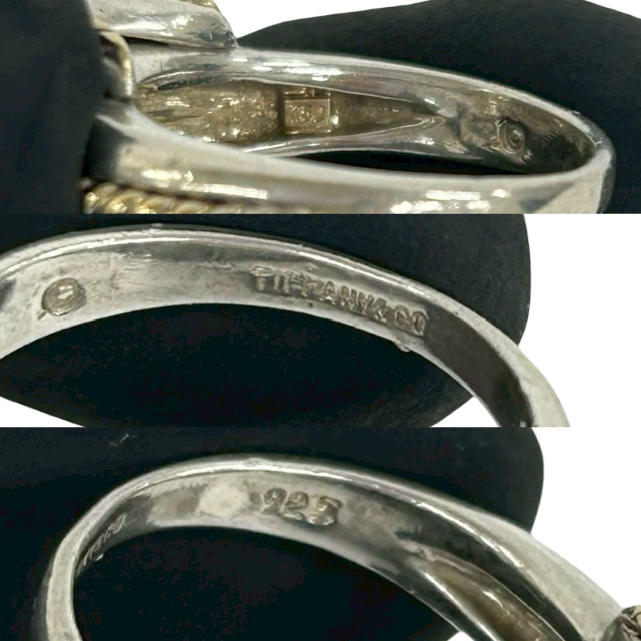 TIFFANY&Co. ティファニー (Vintage) シグネチャー リング 925 K18 750YG 指輪 3