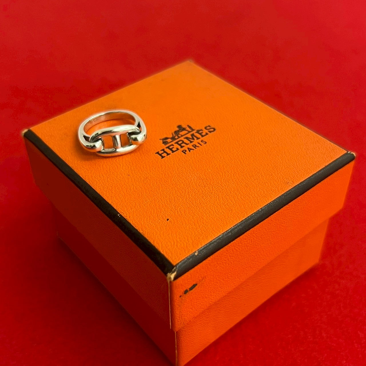 HERMES エルメス シェーヌダンクル リング 指輪
