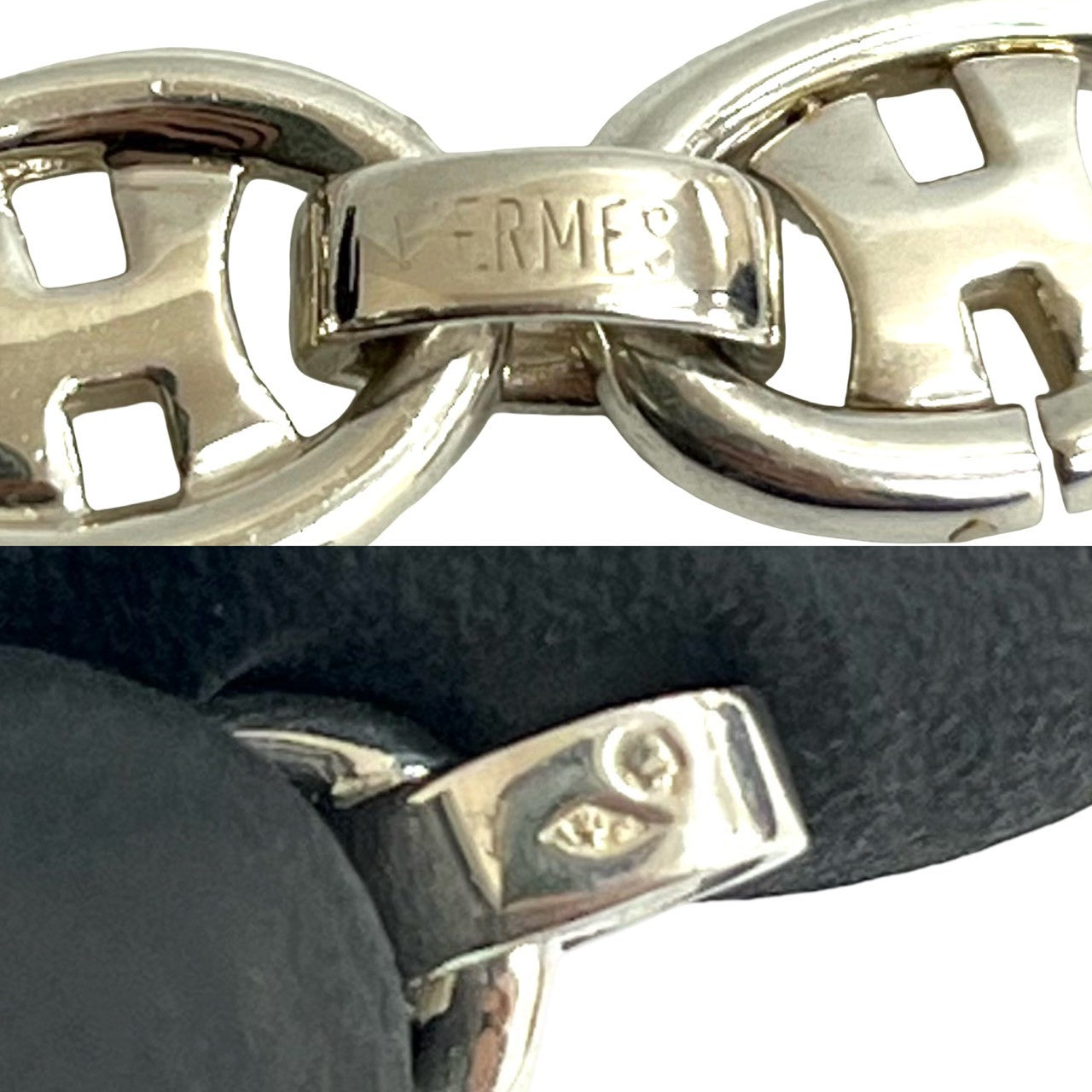 HERMES エルメス Hロゴ ブレスレット 3