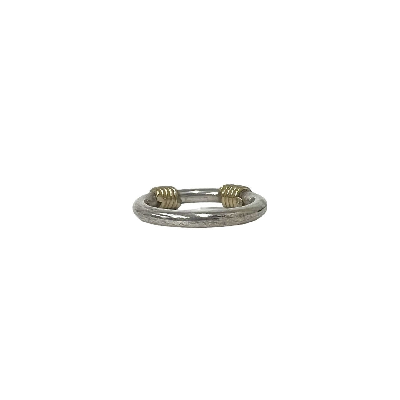 TIFFANY&Co. ティファニー バンドウィズ 2ワイヤー リング 925 K18 750 YG 指輪 6