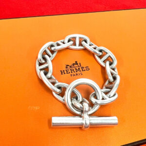 HERMES エルメス (Vintage) シェーヌダンクル TGM マルジェラ期 ブレスレット 11コマ