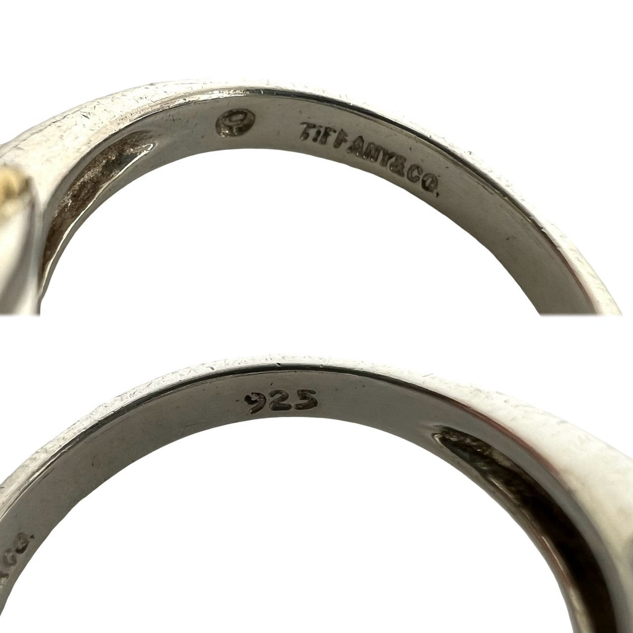TIFFANY&Co. ティファニー (Vintage) シグネチャーリング 指輪 10号 925 K18 750YG 3