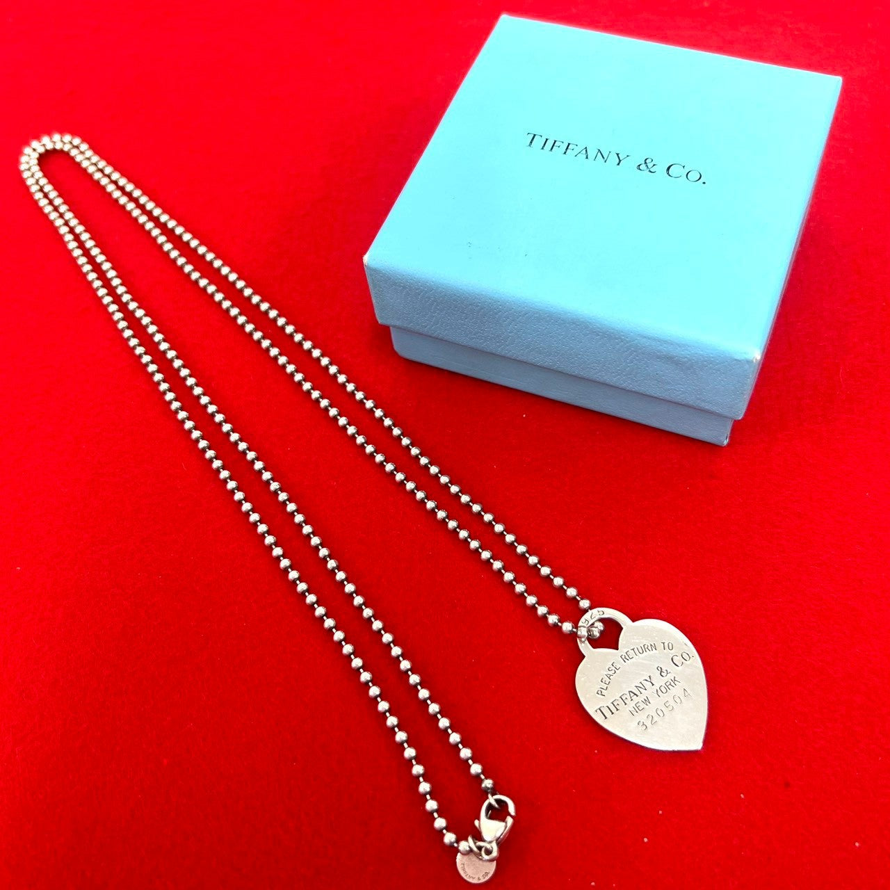 TIFFANY&Co. ティファニー (Vintage) リターントゥ ハート ボールチェーン ネックレス
