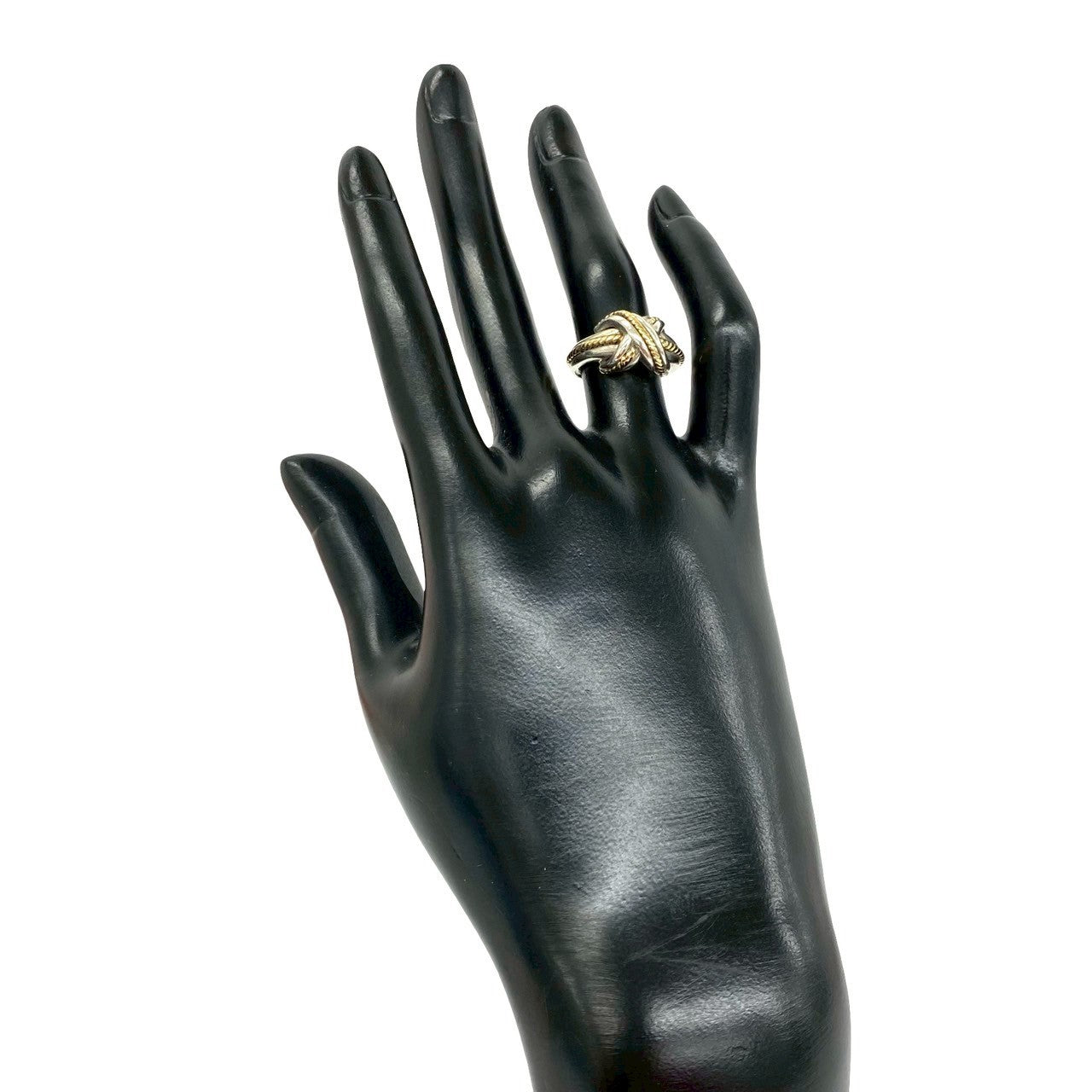 TIFFANY&Co. ティファニー (Vintage) シグネチャークロス リング 925 K18 750YG 指輪 2
