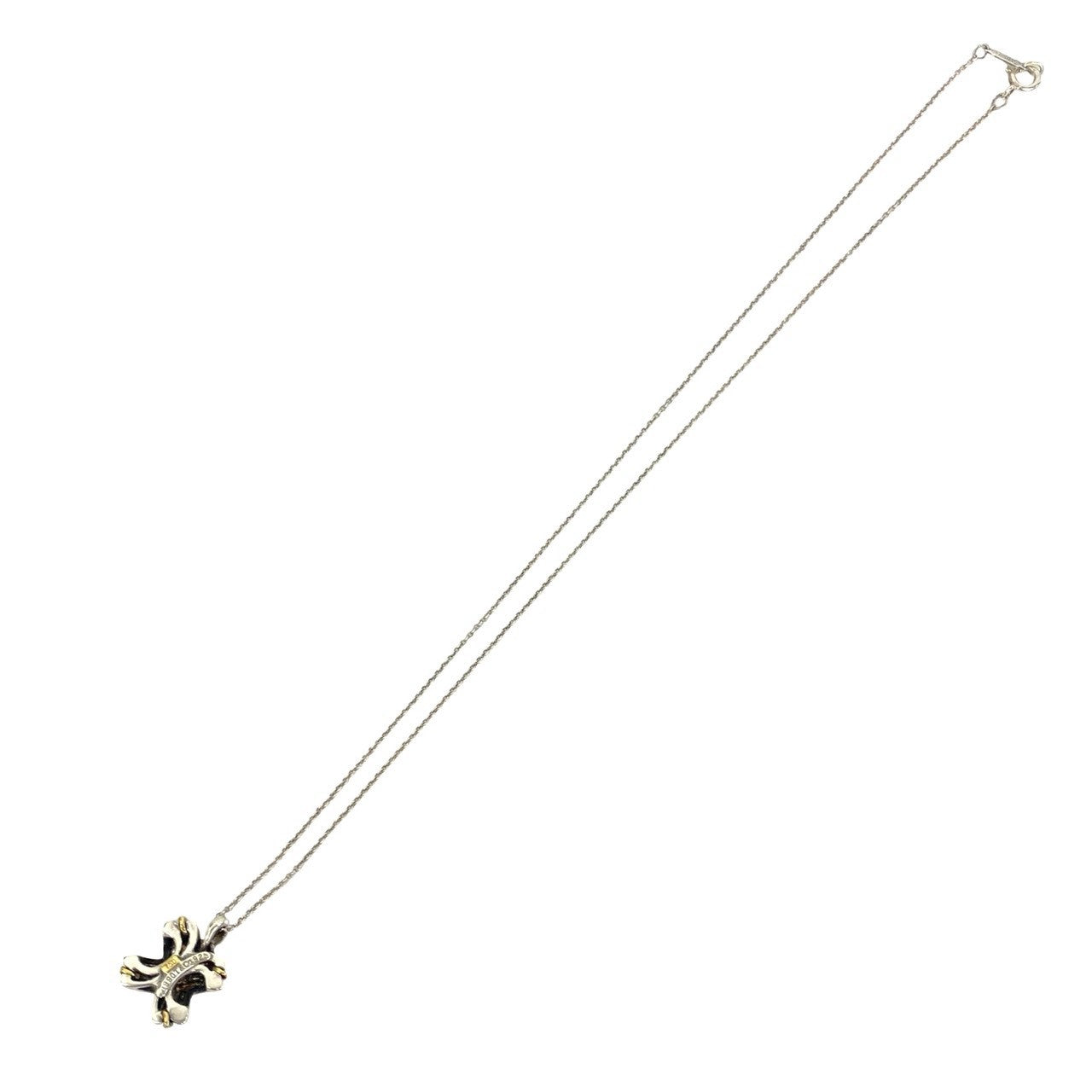 TIFFANY&Co. ティファニー (Vintage) シグネチャー クロス コンビ ネックレス 925 K18 750YG 6