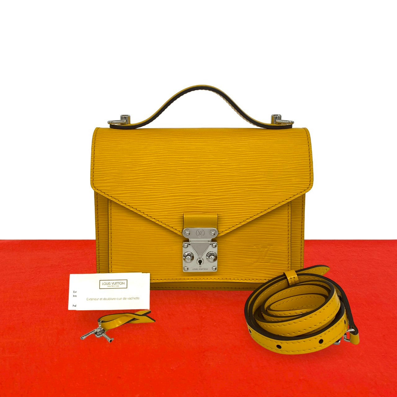 LOUIS VUITTON ルイヴィトン モンソー BB ショルダーバッグ