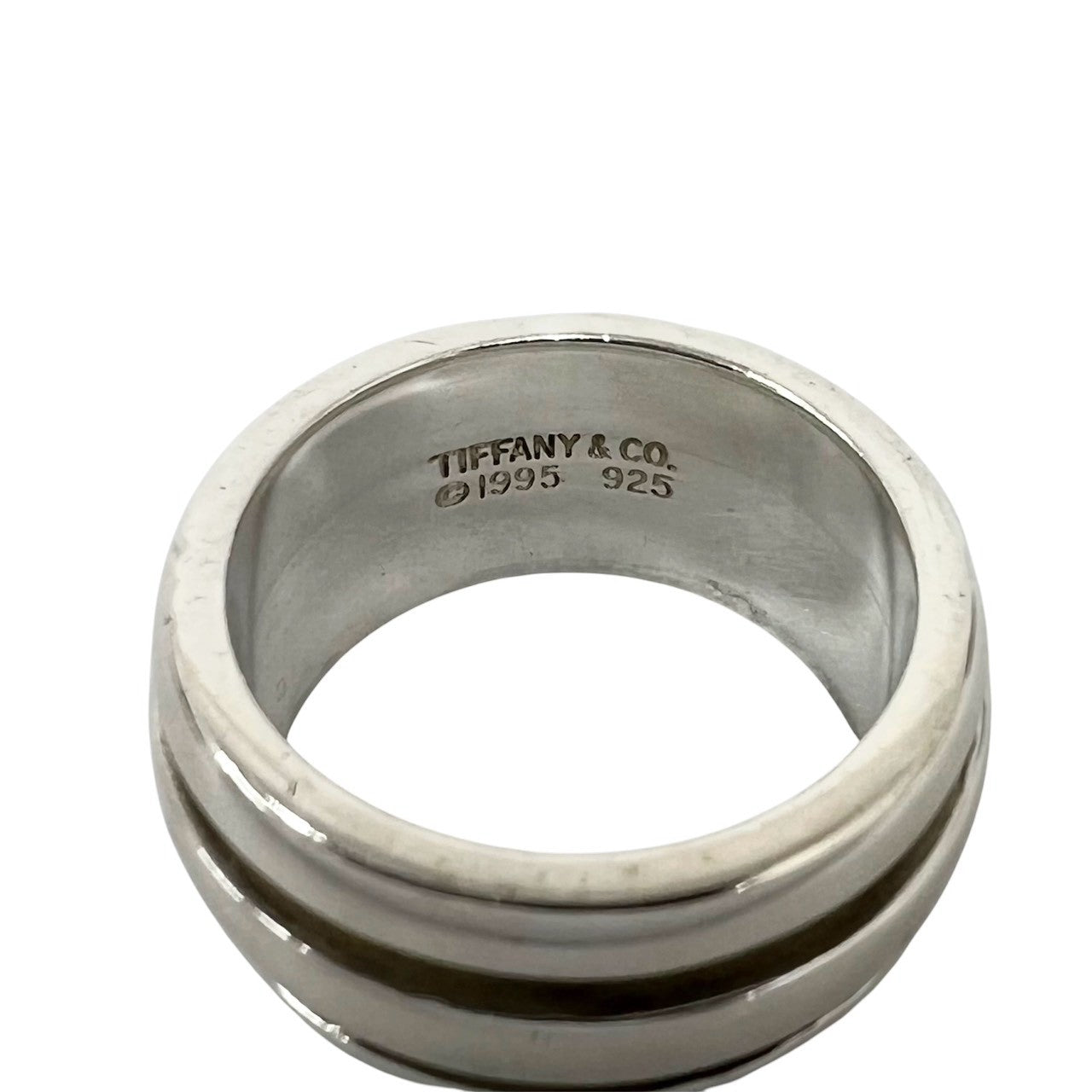 TIFFANY&Co. ティファニー (Vintage) グルーブド ダブルライン リング 指輪 8号 3
