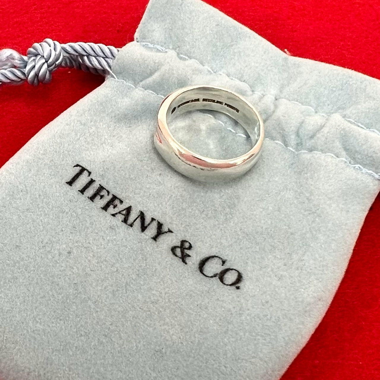 TIFFANY&Co. ティファニー (Vintage) カーブドハート リング 指輪 10号