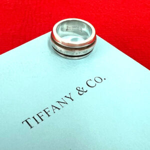 TIFFANY&Co. ティファニー (Vintage) グルーブド ダブルライン リング 指輪