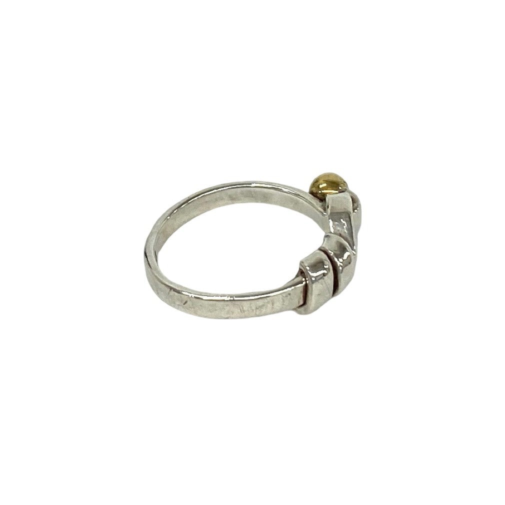 TIFFANY&Co. ティファニー (Vintage) フック&アイ リング 指輪 8号 925 K18 750YG 5