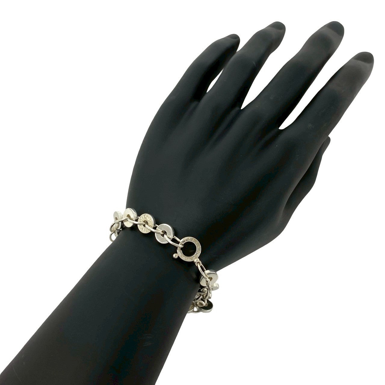 TIFFANY&Co. ティファニー サークルリンク チェーン ブレスレット 925 2