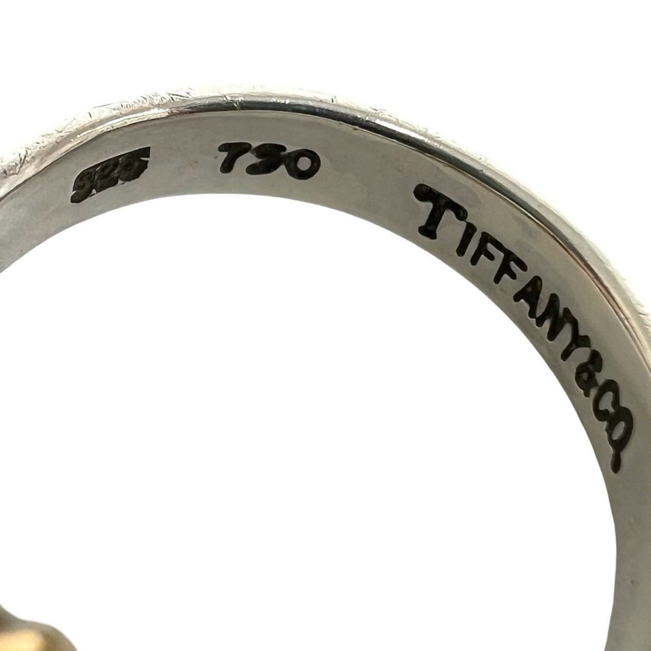 TIFFANY&Co. ティファニー (Vintage) フック&アイ ラブノット リング 指輪 12号 925 K18 750YG 3