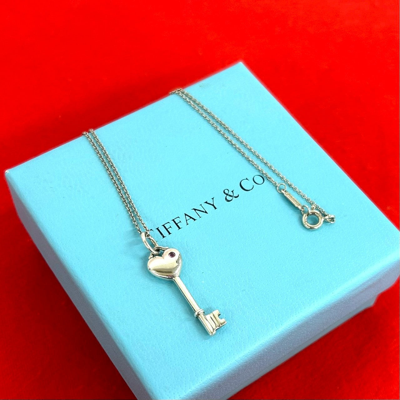 TIFFANY&Co. ティファニー ハートキー ネックレス