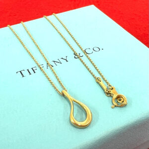 TIFFANY&Co. ティファニー (Vintage) オープンティアドロップ ネックレス K18 750 YG