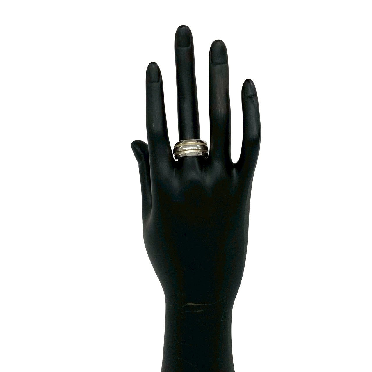 TIFFANY&Co. ティファニー グルーブド ダブルライン リング 指輪 2