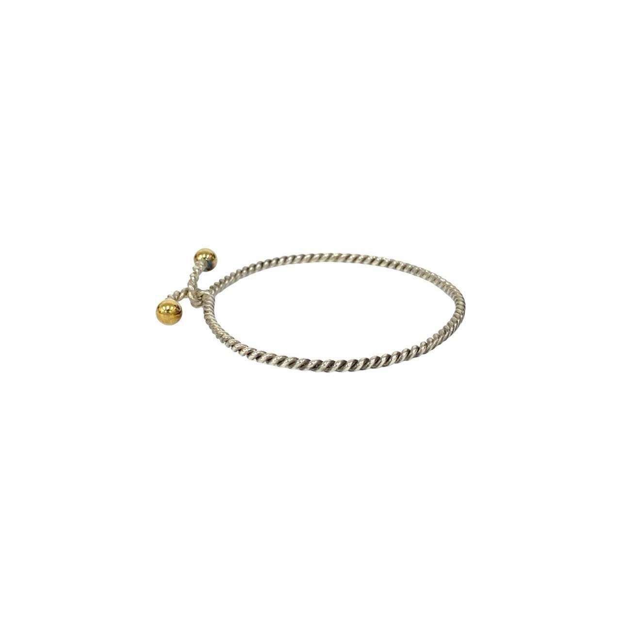 TIFFANY&Co. ティファニー フック アンド アイ ダブル ツイスト ワイヤー バングル 3