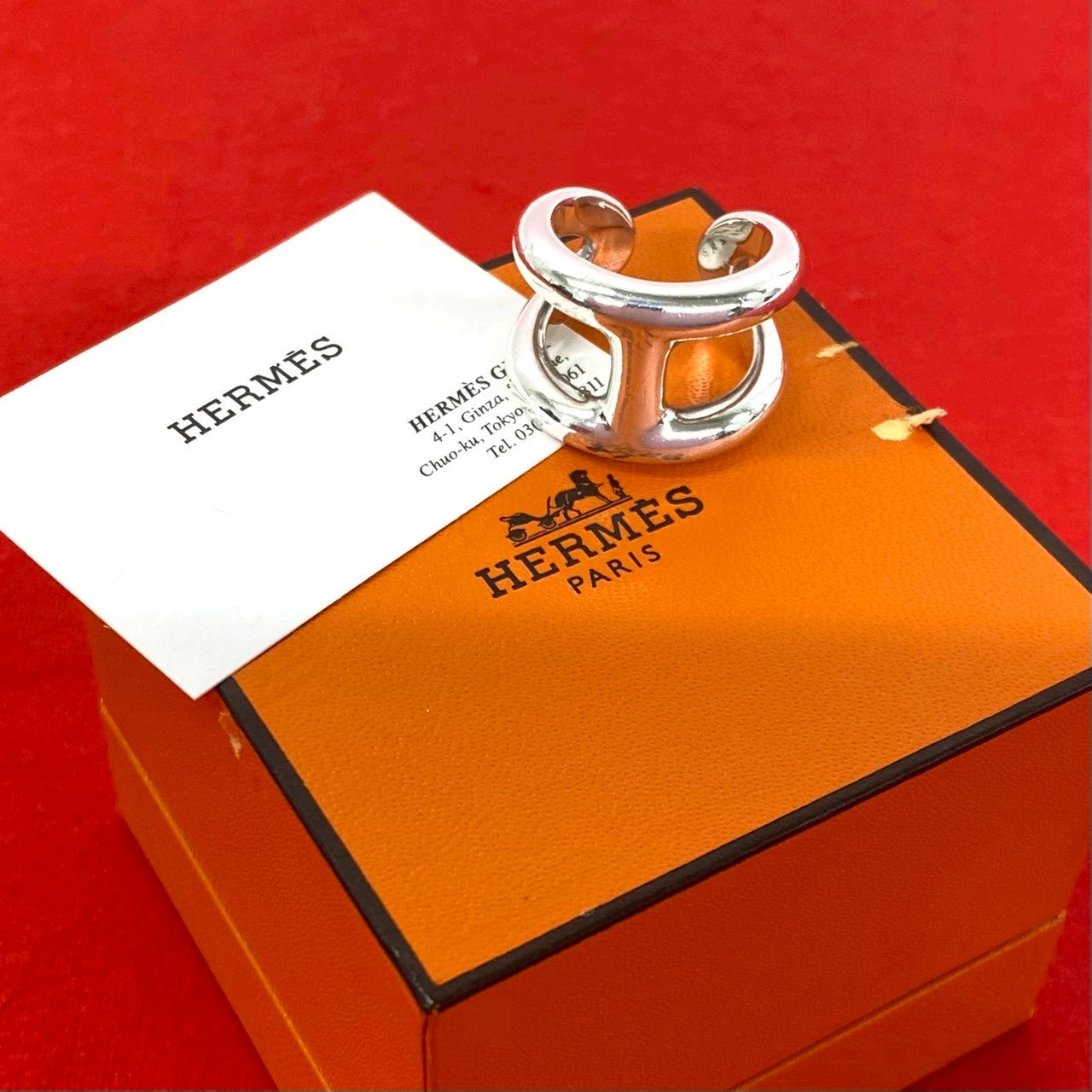 HERMES エルメス オスモズ GM リング 指輪