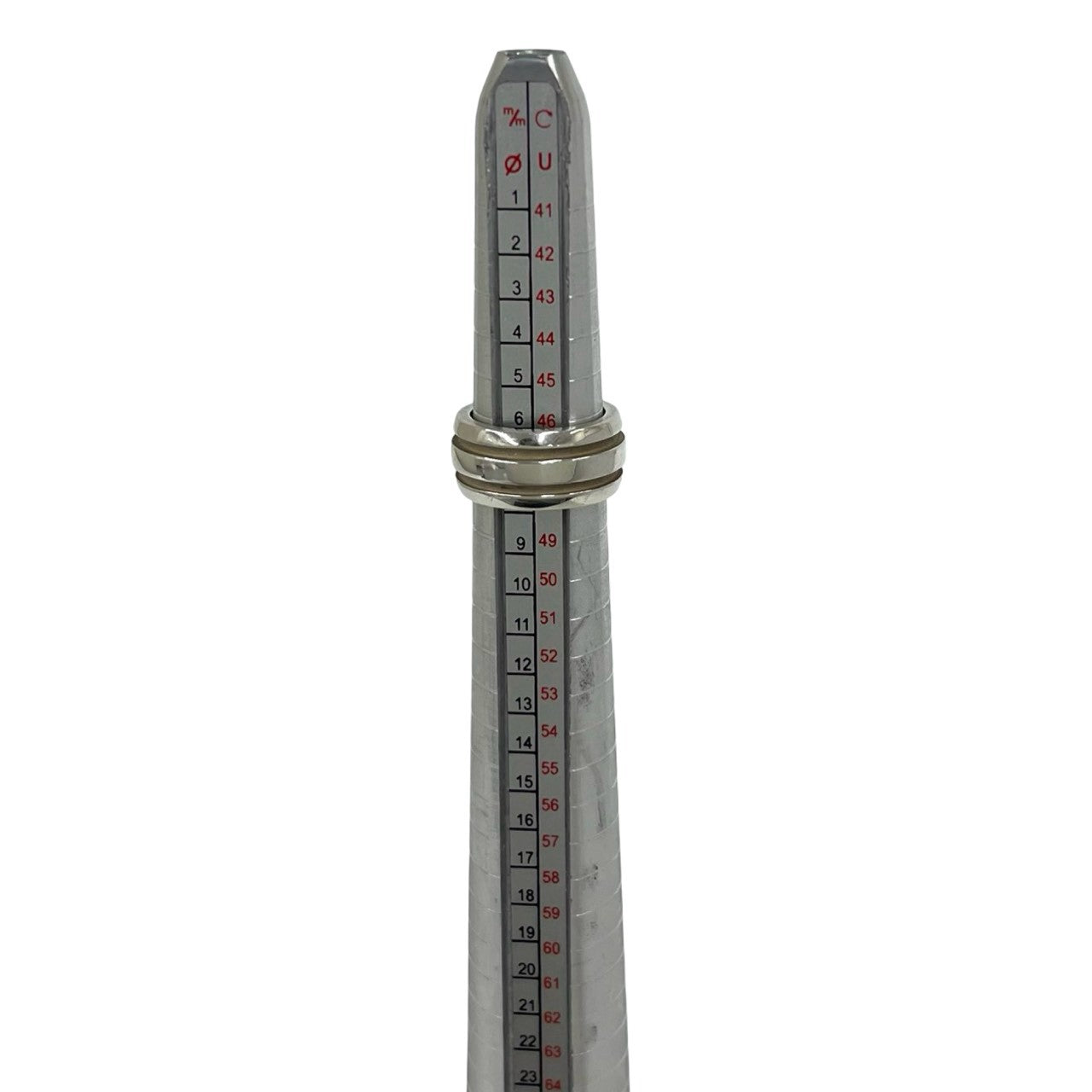TIFFANY&Co. ティファニー (Vintage) グルーブド ダブルライン リング 指輪 7号 7