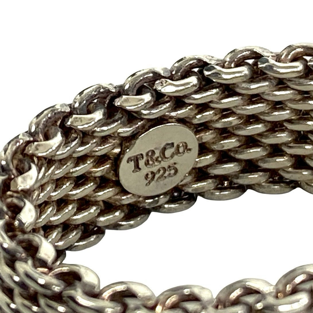 TIFFANY&Co. ティファニー サマセット メッシュ リング 指輪 3