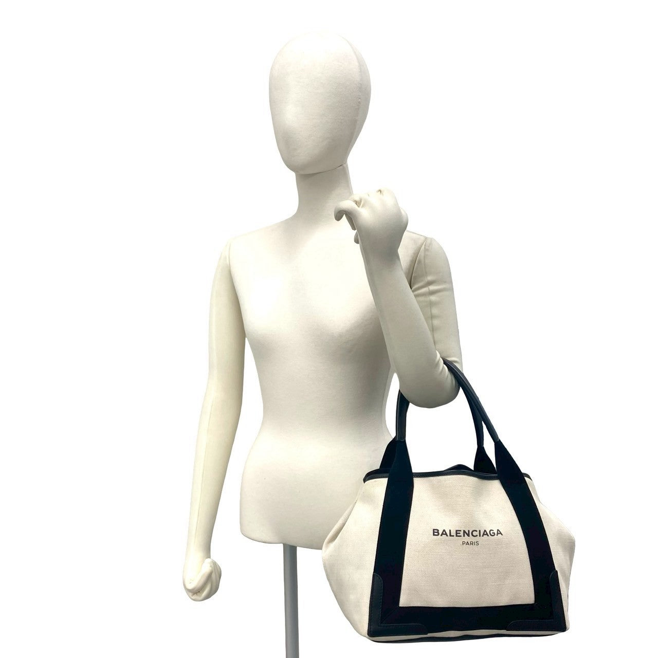 BALENCIAGA バレンシアガ ネイビーカバス ハンドバッグ 2