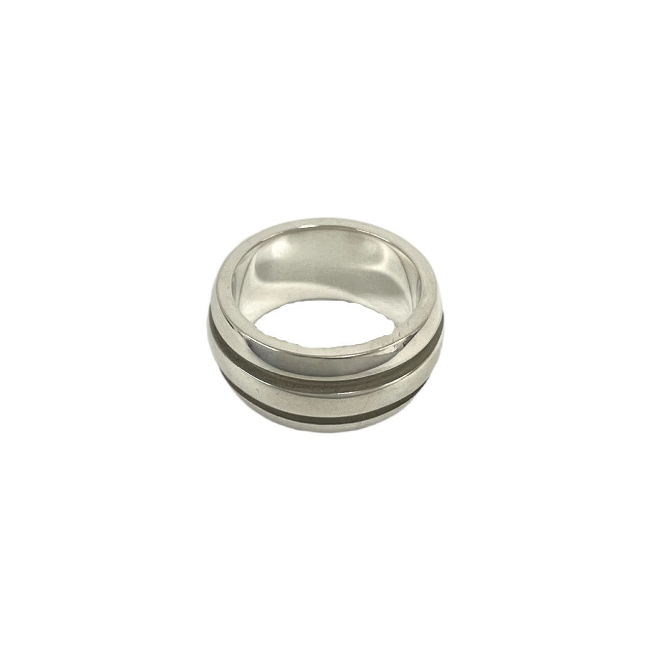 TIFFANY&Co. ティファニー (Vintage) グルーブド ダブル ライン リング 指輪 9号 6