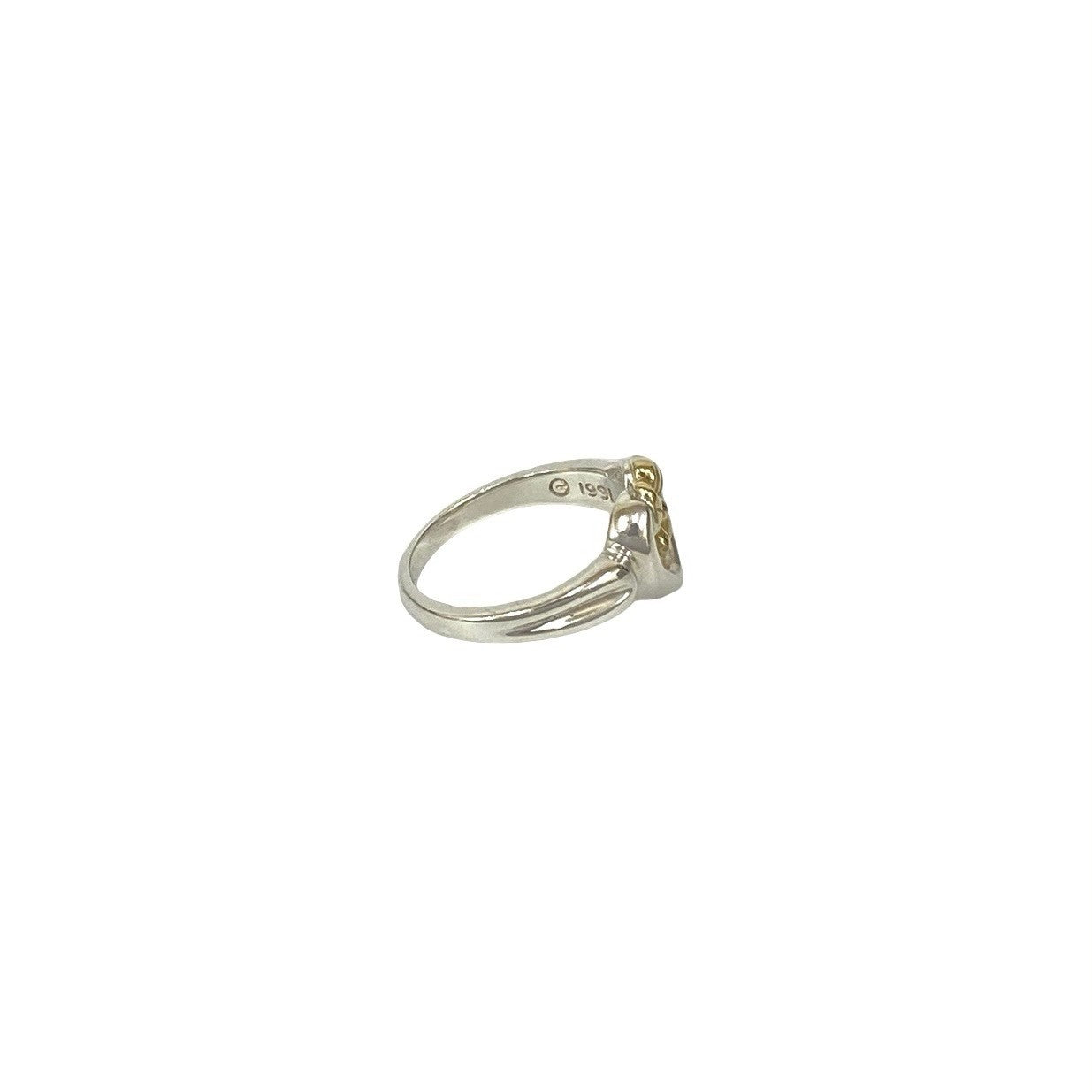 TIFFANY&Co. ティファニー ハート リボン コンビ リング 指輪 5