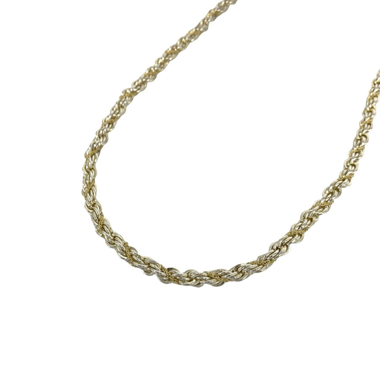 TIFFANY&Co. ティファニー (Vintage) ツイストロープ ネックレス 925 K18 750YG 4