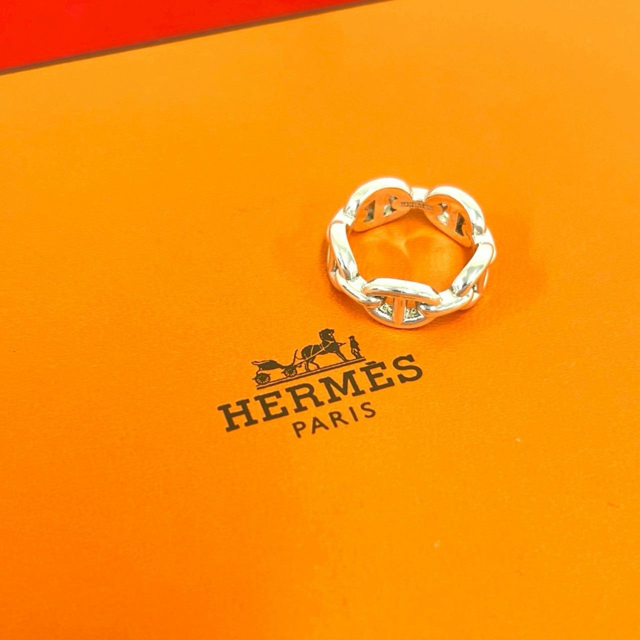 HERMES エルメス シェーヌダンクル アンシェネ リング 指輪